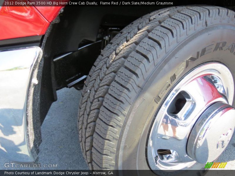 Flame Red / Dark Slate/Medium Graystone 2012 Dodge Ram 3500 HD Big Horn Crew Cab Dually