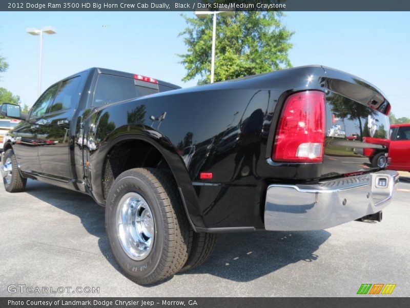 Black / Dark Slate/Medium Graystone 2012 Dodge Ram 3500 HD Big Horn Crew Cab Dually
