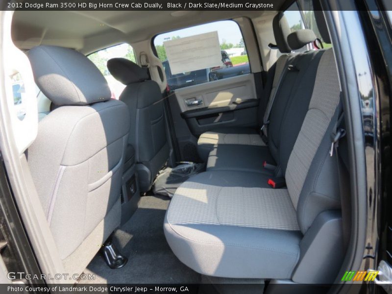 Black / Dark Slate/Medium Graystone 2012 Dodge Ram 3500 HD Big Horn Crew Cab Dually