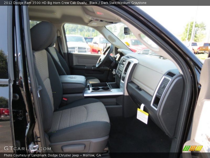 Black / Dark Slate/Medium Graystone 2012 Dodge Ram 3500 HD Big Horn Crew Cab Dually