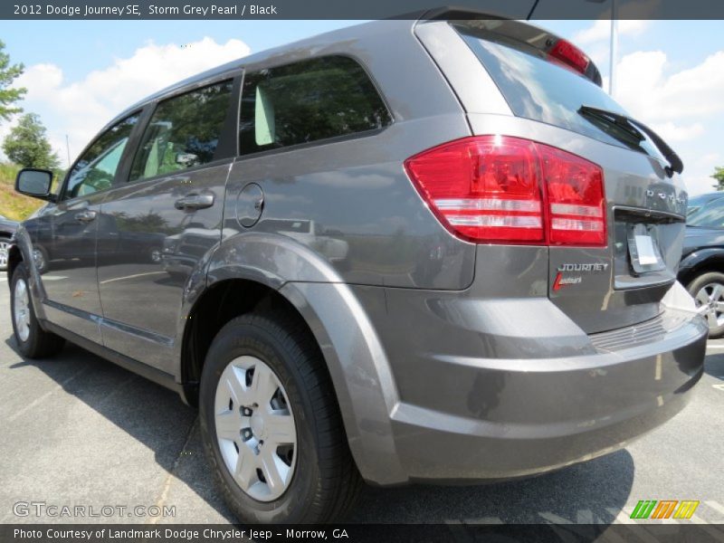 Storm Grey Pearl / Black 2012 Dodge Journey SE