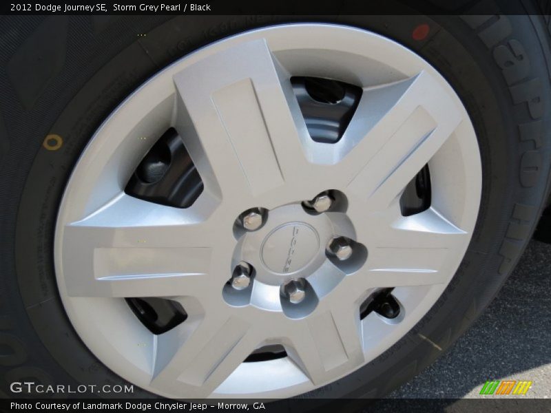 Storm Grey Pearl / Black 2012 Dodge Journey SE