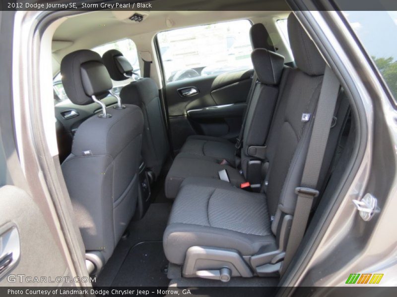 Storm Grey Pearl / Black 2012 Dodge Journey SE