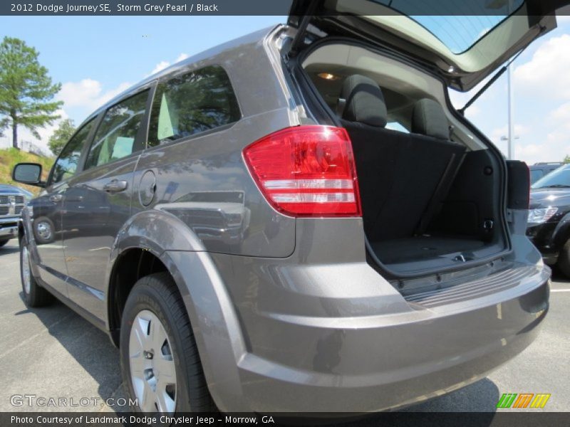 Storm Grey Pearl / Black 2012 Dodge Journey SE