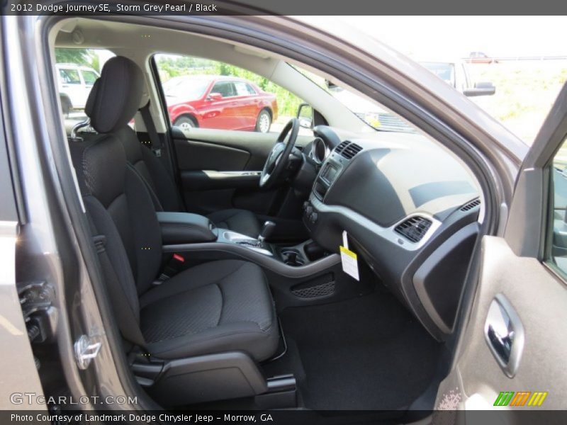 Storm Grey Pearl / Black 2012 Dodge Journey SE