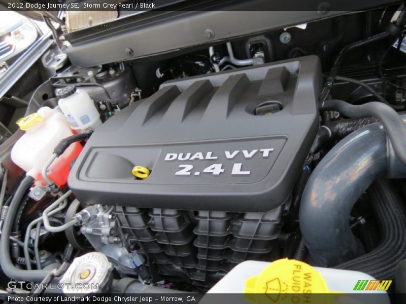 Storm Grey Pearl / Black 2012 Dodge Journey SE