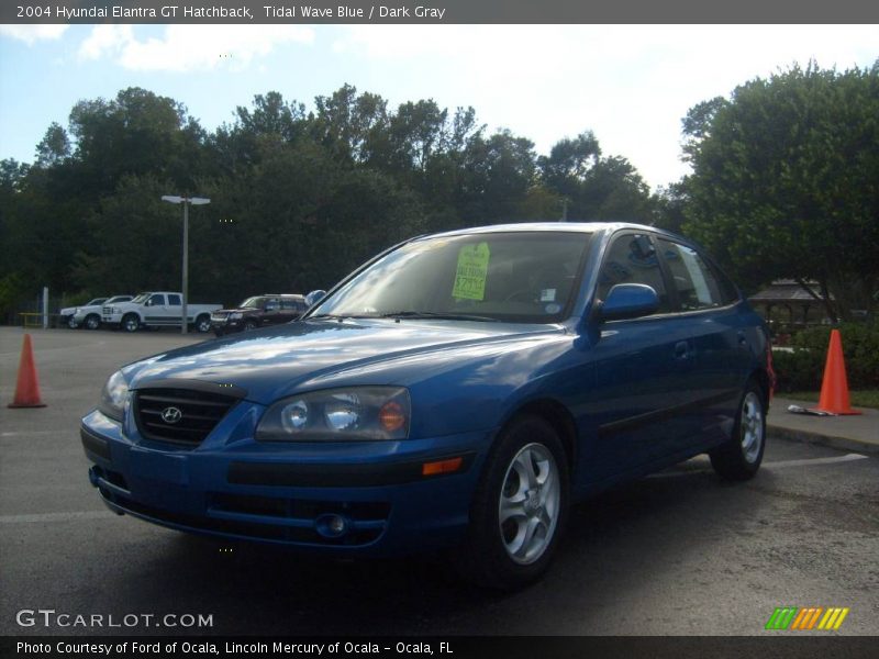 Tidal Wave Blue / Dark Gray 2004 Hyundai Elantra GT Hatchback