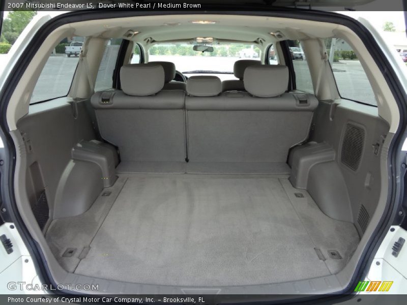 Dover White Pearl / Medium Brown 2007 Mitsubishi Endeavor LS