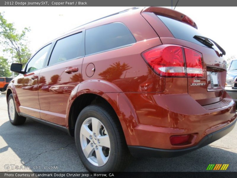 Copper Pearl / Black 2012 Dodge Journey SXT