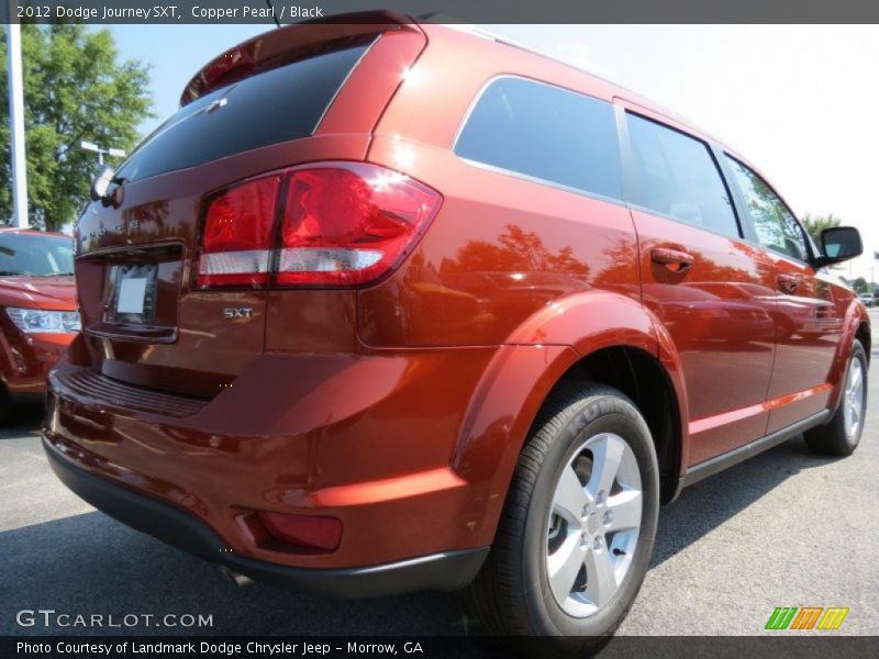 Copper Pearl / Black 2012 Dodge Journey SXT
