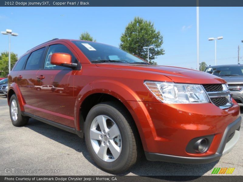 Copper Pearl / Black 2012 Dodge Journey SXT