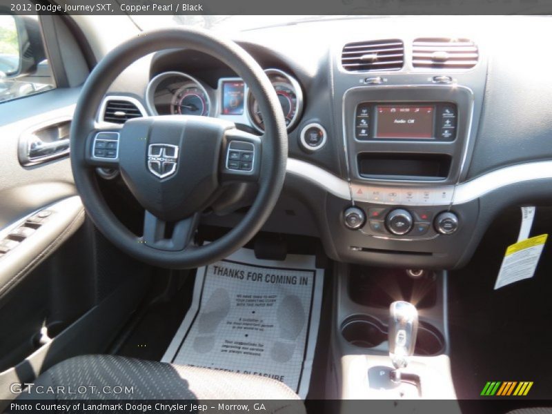 Copper Pearl / Black 2012 Dodge Journey SXT