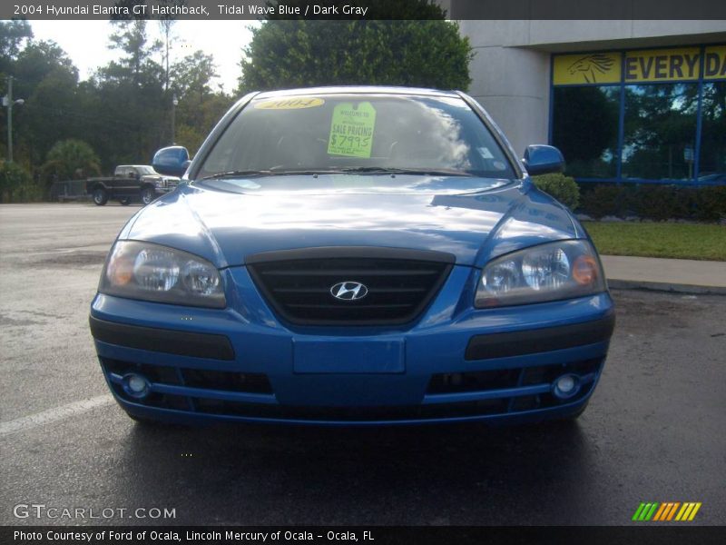 Tidal Wave Blue / Dark Gray 2004 Hyundai Elantra GT Hatchback