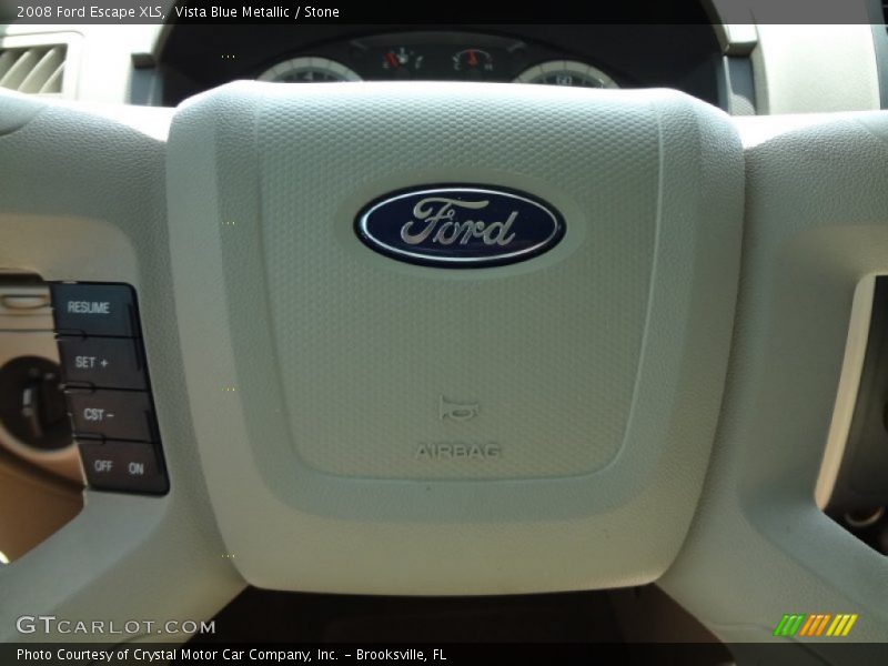 Vista Blue Metallic / Stone 2008 Ford Escape XLS