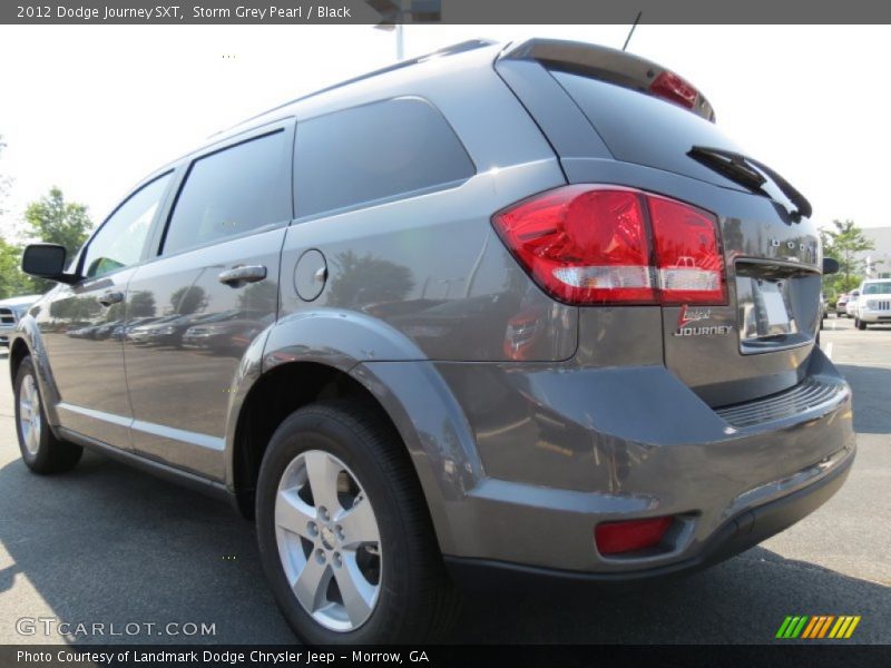 Storm Grey Pearl / Black 2012 Dodge Journey SXT