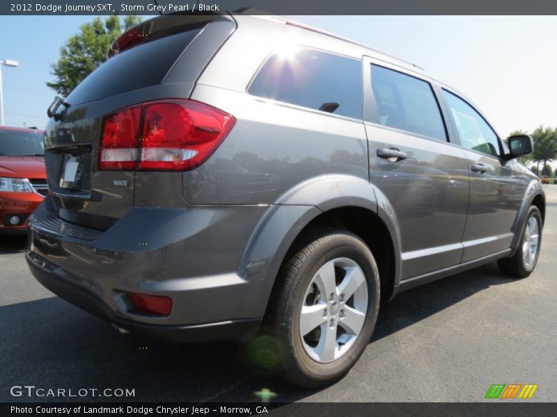 Storm Grey Pearl / Black 2012 Dodge Journey SXT