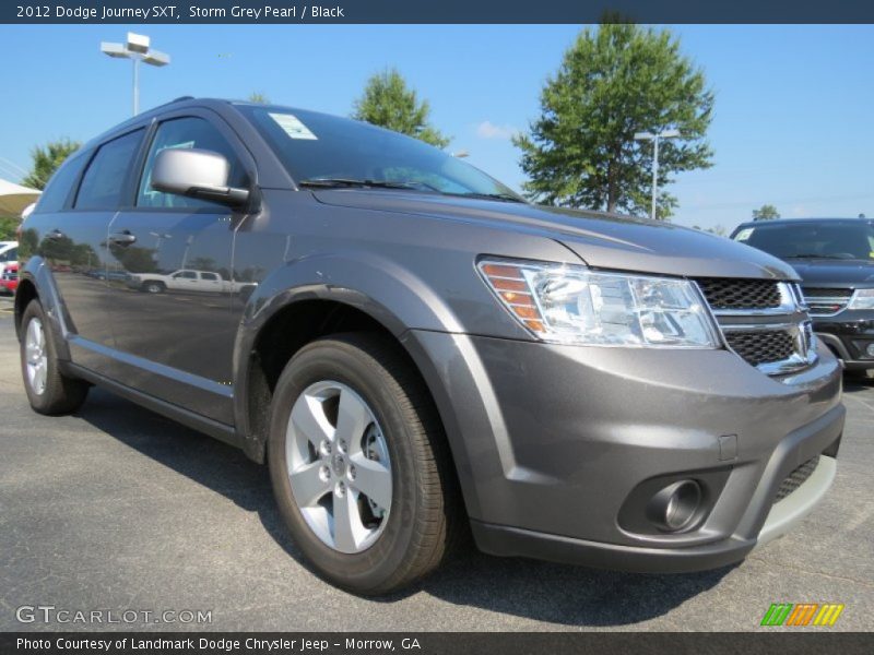 Storm Grey Pearl / Black 2012 Dodge Journey SXT