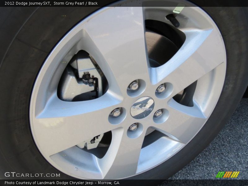 Storm Grey Pearl / Black 2012 Dodge Journey SXT
