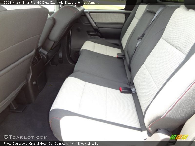 Blizzard White / Almond 2011 Nissan Titan Pro-4X Crew Cab 4x4