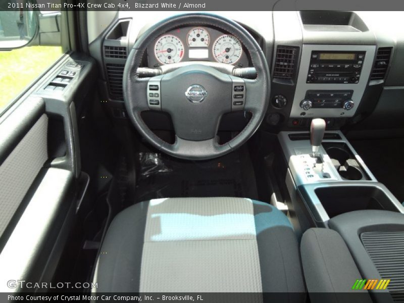 Blizzard White / Almond 2011 Nissan Titan Pro-4X Crew Cab 4x4