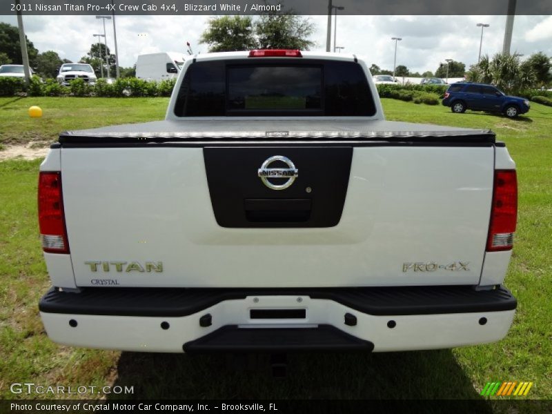 Blizzard White / Almond 2011 Nissan Titan Pro-4X Crew Cab 4x4