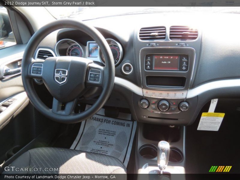 Storm Grey Pearl / Black 2012 Dodge Journey SXT