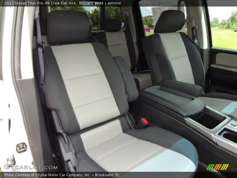 Blizzard White / Almond 2011 Nissan Titan Pro-4X Crew Cab 4x4