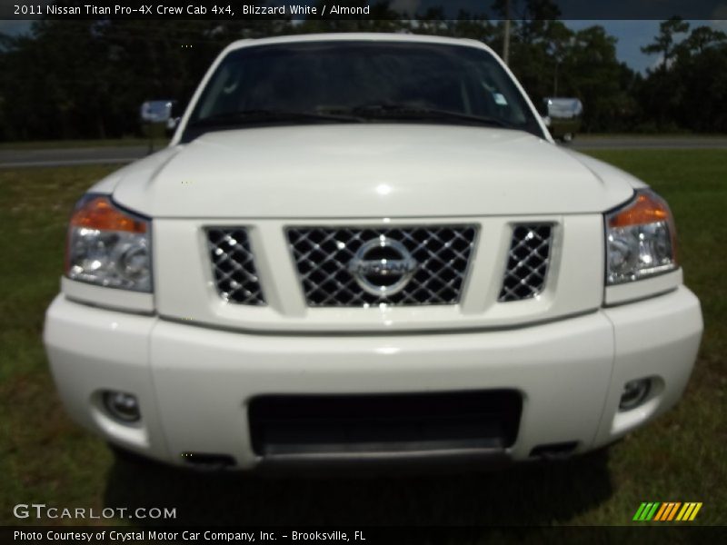 Blizzard White / Almond 2011 Nissan Titan Pro-4X Crew Cab 4x4