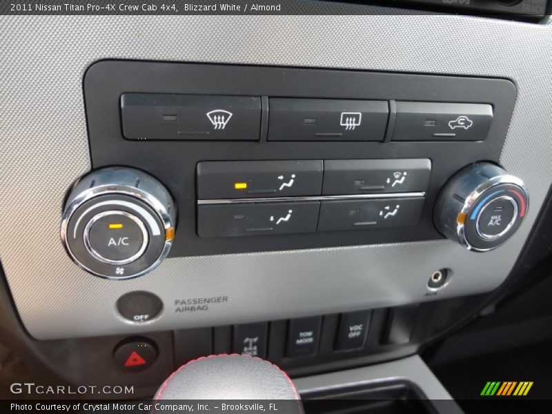Blizzard White / Almond 2011 Nissan Titan Pro-4X Crew Cab 4x4