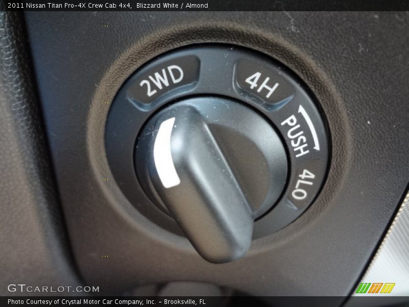 Blizzard White / Almond 2011 Nissan Titan Pro-4X Crew Cab 4x4