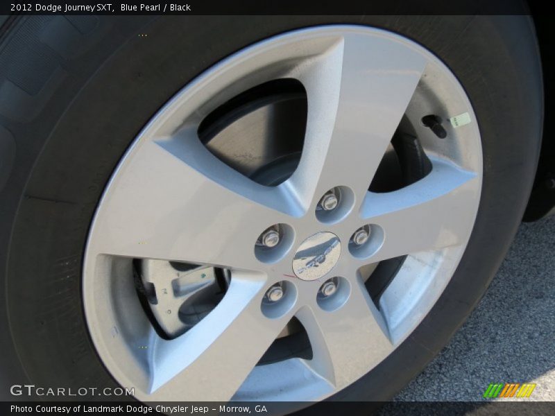 Blue Pearl / Black 2012 Dodge Journey SXT