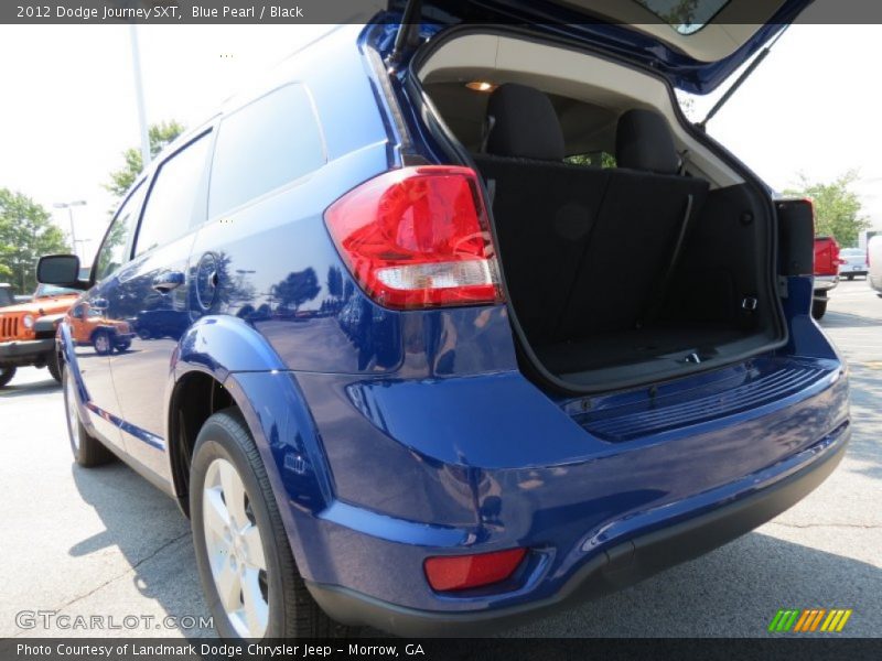 Blue Pearl / Black 2012 Dodge Journey SXT