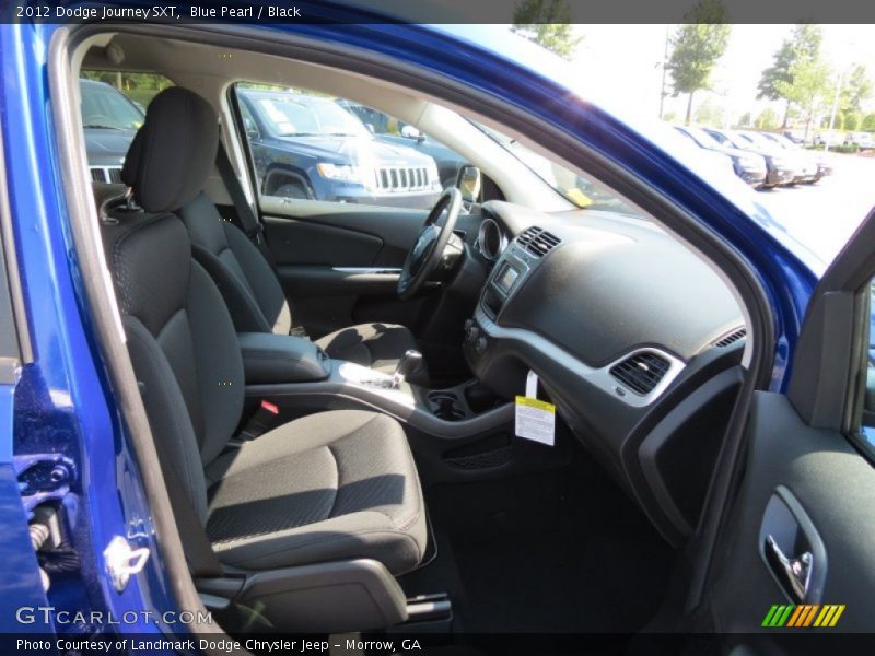 Blue Pearl / Black 2012 Dodge Journey SXT