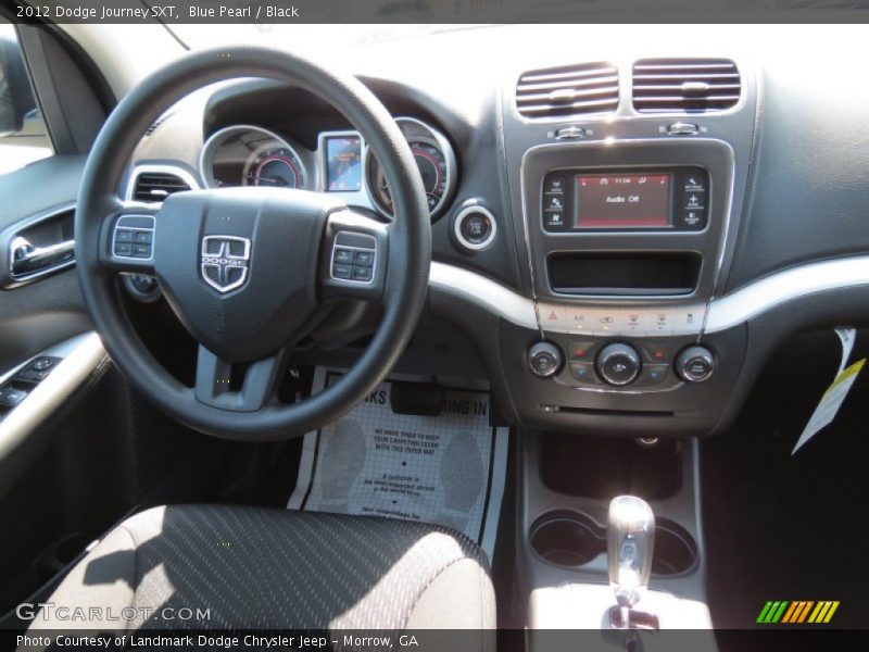 Blue Pearl / Black 2012 Dodge Journey SXT
