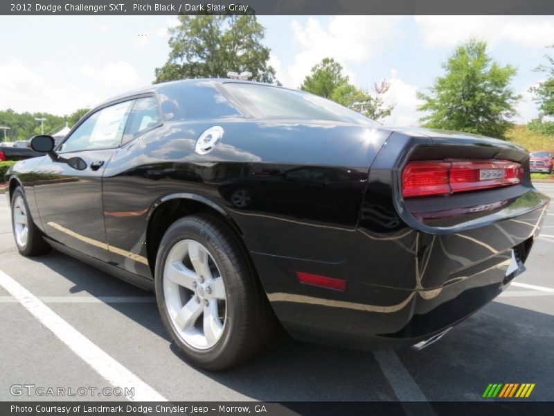 Pitch Black / Dark Slate Gray 2012 Dodge Challenger SXT