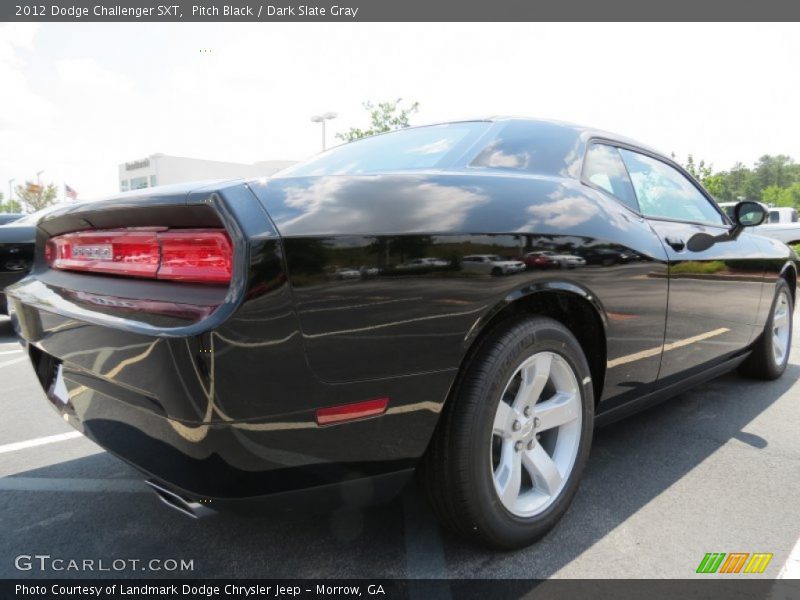 Pitch Black / Dark Slate Gray 2012 Dodge Challenger SXT