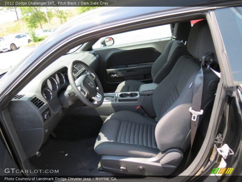 Pitch Black / Dark Slate Gray 2012 Dodge Challenger SXT
