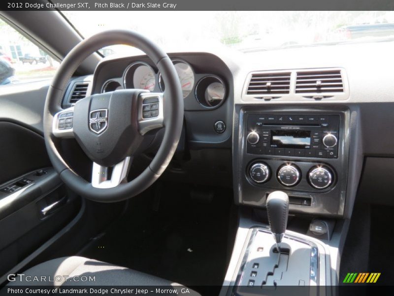 Pitch Black / Dark Slate Gray 2012 Dodge Challenger SXT