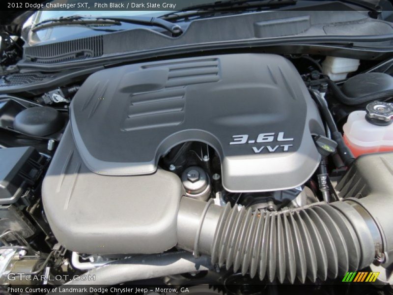 Pitch Black / Dark Slate Gray 2012 Dodge Challenger SXT