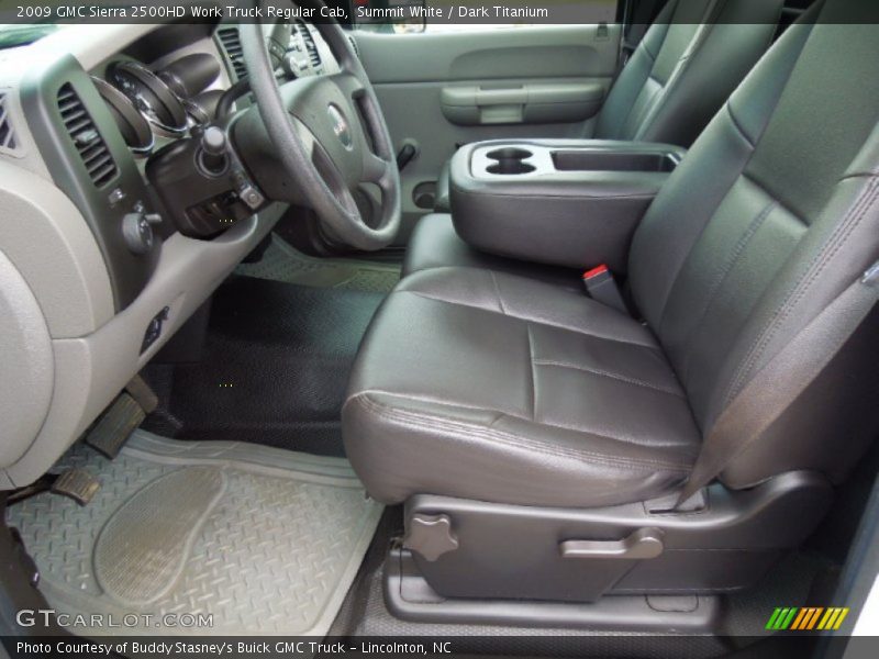 Summit White / Dark Titanium 2009 GMC Sierra 2500HD Work Truck Regular Cab