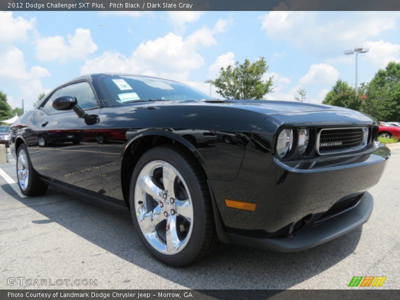 Pitch Black / Dark Slate Gray 2012 Dodge Challenger SXT Plus