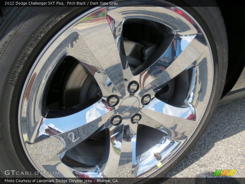 Pitch Black / Dark Slate Gray 2012 Dodge Challenger SXT Plus