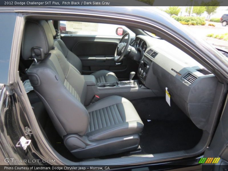 Pitch Black / Dark Slate Gray 2012 Dodge Challenger SXT Plus