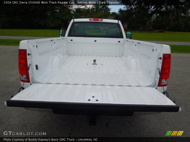 Summit White / Dark Titanium 2009 GMC Sierra 2500HD Work Truck Regular Cab