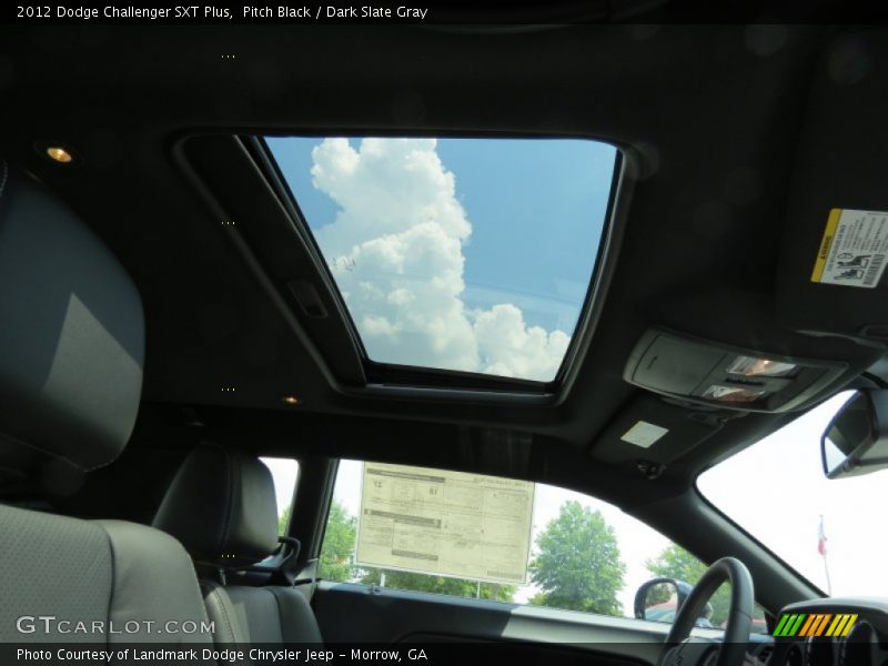 Pitch Black / Dark Slate Gray 2012 Dodge Challenger SXT Plus