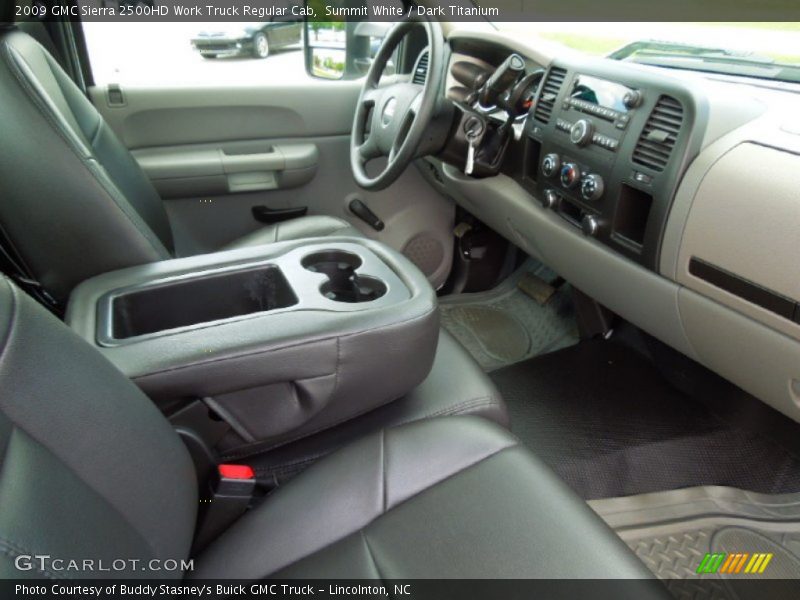 Summit White / Dark Titanium 2009 GMC Sierra 2500HD Work Truck Regular Cab