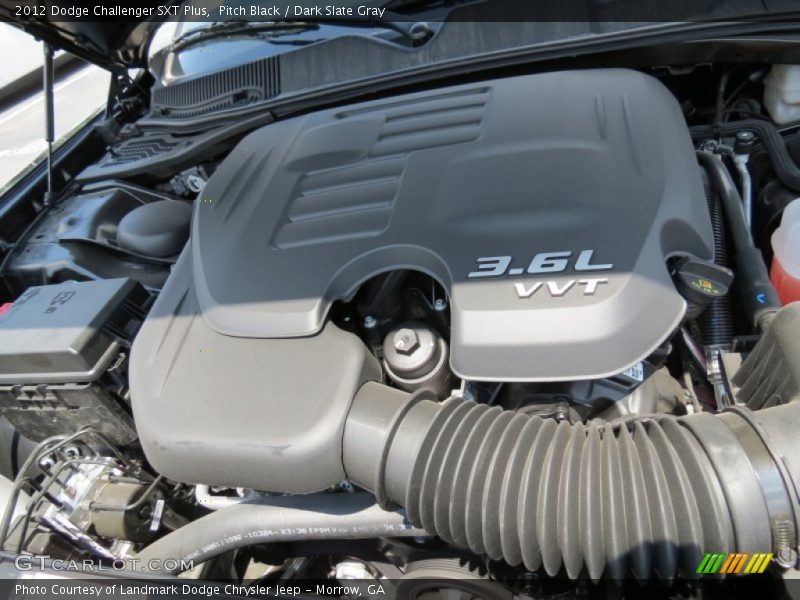 Pitch Black / Dark Slate Gray 2012 Dodge Challenger SXT Plus