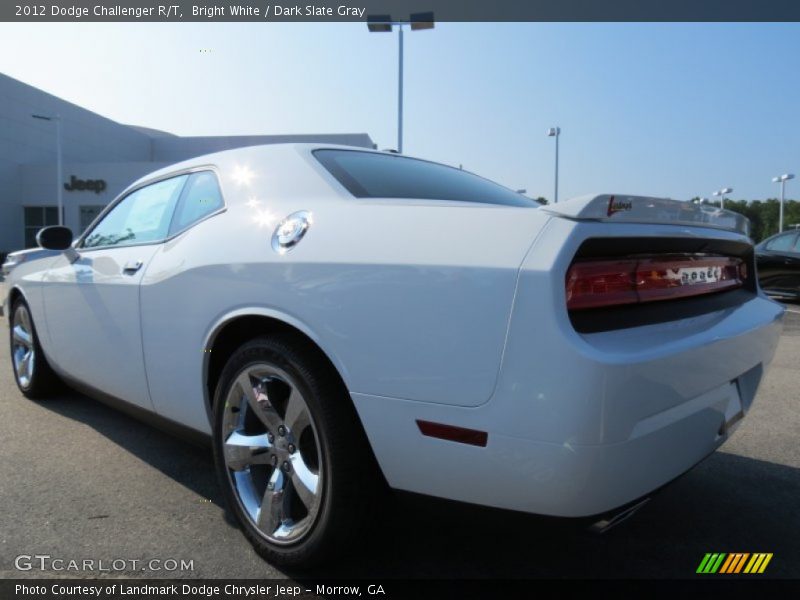 Bright White / Dark Slate Gray 2012 Dodge Challenger R/T