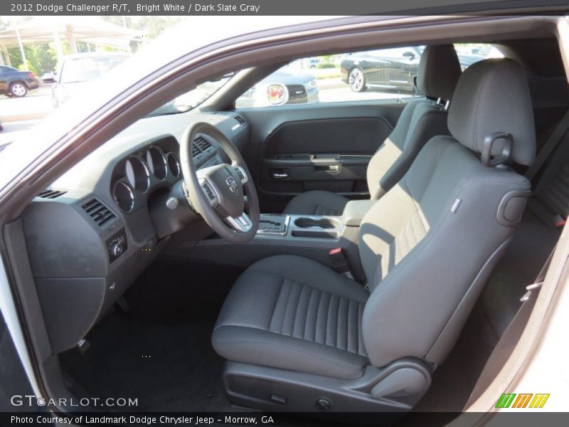  2012 Challenger R/T Dark Slate Gray Interior