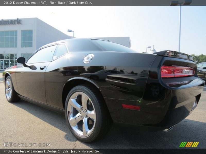 Pitch Black / Dark Slate Gray 2012 Dodge Challenger R/T